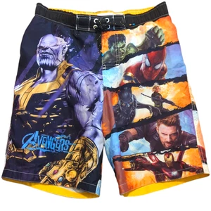 MARVEL Avengers Swim Trunks Boys Large 10/12 Summer Beach Pool - Picture 1 of 9