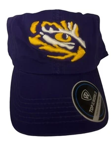 Men's Top of the World Purple LSU Tigers Slice Adjustable Hat - Picture 1 of 1