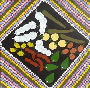 Dot Painting Aboriginal Australia Uluru Kangaroo Dingo Alice Springs Art Emu - Picture 1 of 5