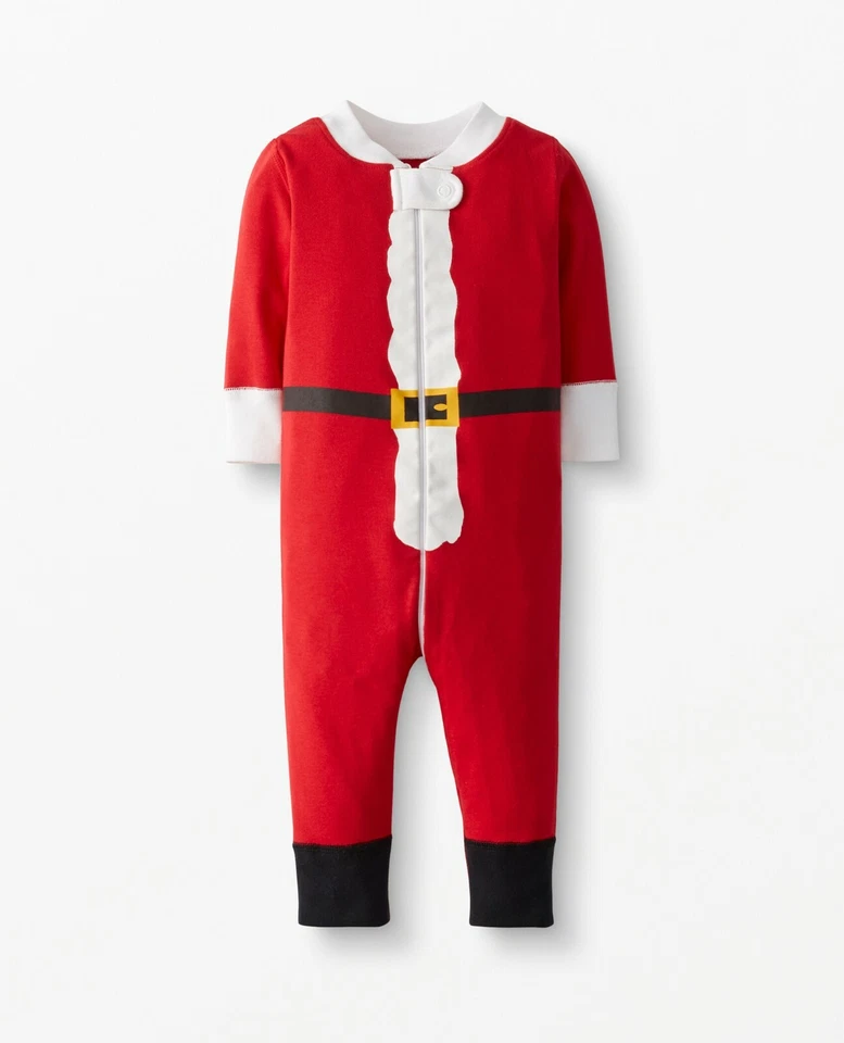 Hanna Andersson Organic Baby Sleeper St.nick Santa Christmas Infant 6-9 Mth