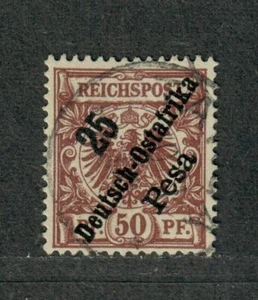German East Africa Sc#10 Used/VF, Signed, Cv. $28 - Picture 1 of 2