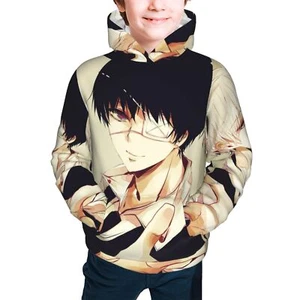 Tokyo Ghoul Anime Boys Hoodie TeensSweatshirt Pullover Novelty Hoody Party Gift - Picture 1 of 31