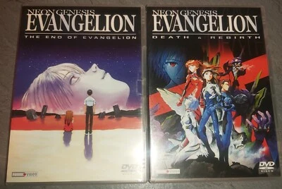 NEON GENESIS EVANGELION 2 DVD THE END OF EVANGELION + DEATH E REBIRTH - Immagine 1 di 3