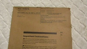 Vntg Fel-Pro Timing Cover Gasket Set TCS45076 Pinto Capri 4 122 2000CC 1971-73 - Bild 1 von 3