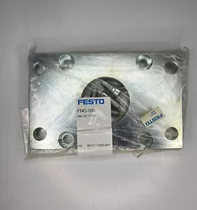 ONE (1) FESTO FNC-100 Montaggio flangia cilindro pneumatico (NUOVO) - Foto 1 di 1