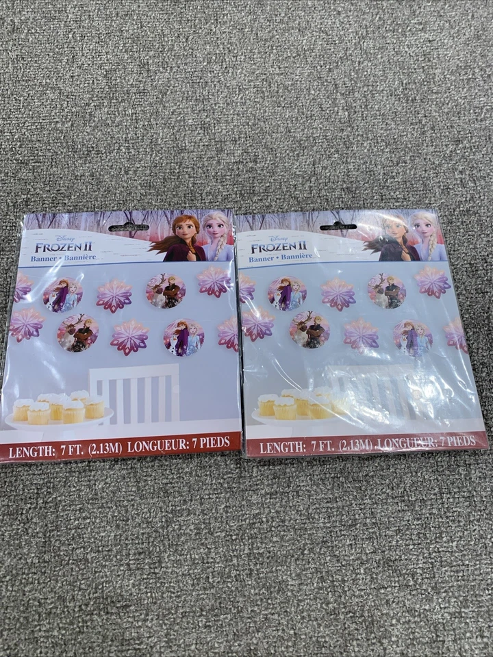 Disney Frozen II Party Banner Length 7 Feet