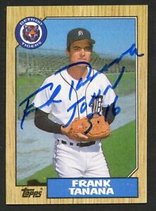 Frank Tanana #726 signed autograph auto 1987 Topps Baseball Trading Card