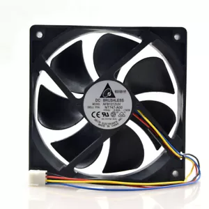 Delta AFB1212VH PWM 12025 12V 0.60A 12CM 4PIN cooling fan 120*120*25mm - Picture 1 of 1
