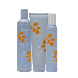 ECHOSLINE Kit Hydrating Shampoo 300ml + Mask 300ml + Cream Mousse 200ml - Imagen 1 de 1