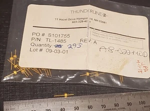 (4 Pezzi) THUNDERLINE-Z PN-1485 Condensatore di Alimentazione DC Pass 8,5pF Guarnizione Ermetica - Foto 1 di 5