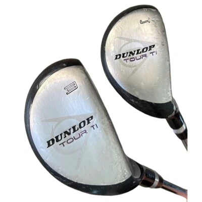 Dunlop Tour Ti 3 Wood 18° plus 4 Wood 22° RH Steel Shaft 39" - Image 1 of 4