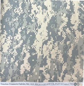 60 Yard Bolt - Timeless Treasures Fabric Digital Camo ARMY 100% Cotton - Picture 1 of 1