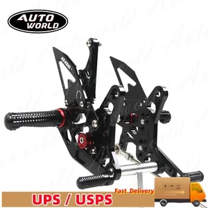 Reposapiés negro para Suzuki SV650 SV650X SV650S 2024 2025 Racing - Imagen 1 de 15