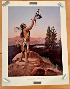 "Vintage 1988 limitierte Auflage 368/500 Richard Luce signiert 17x22 Druck ""Ich bin das Volk" - Bild 1 von 13