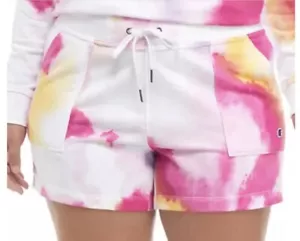 NEW~Champion Womans L Shorts Tie Dye Double Dry Moisture Management~2” Inseam - Picture 1 of 3