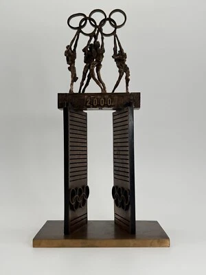 Nag ARNOLDI (1928-2017) Porta Olympic 2000+Escultura de bronce original CIO Lausana Foto 1 de 4