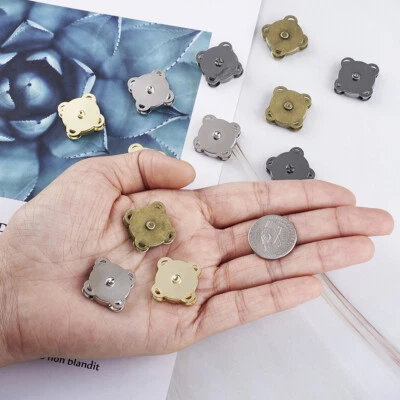 32Sets Strong Magnetic Snap Fasteners Clasp Button Handbag Purse Wallet 15/19mm - Image 1 of 4