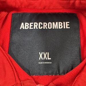 Abercrombie & Fitch 1/4 Zip Pullover Size XXL Red Stretch Athletic - Picture 1 of 6