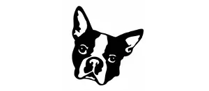 Boston Terrier Vinyl Decal Choose Color - Picture 1 of 3