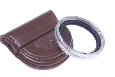 ✅ ROLLEI ROLLEIFLEX TLR B-1 FILTER BAY. I, RI FOR 6X6CM OR 4X4CM CAMERA W/ CASE - Image 1 of 2