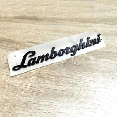 ➥Lamborghini➥ LP560 LP570 Gallardo Huracan guión trasero ➥negro brillante ➥emblema Foto 1 de 3