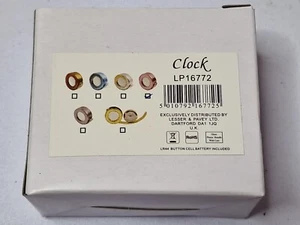 Leonardo Small Travel Alarm Clock in Small Case  6cm x 3cm  with Mirror - Bild 1 von 10