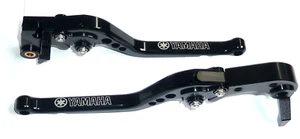 Yamaha MT-10 2022-2024 lungo Nero Freno + Leve Frizione Set Pista Gara Road - Picture 1 of 13