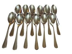 Bon Chef S4000G Como 6 3/8" 18/10 Stainless Heavy Weight Gold Teaspoon 12/Case - Picture 1 of 3