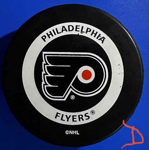 1996-1999 Philadelphia Flyers Official Game Puck Cover