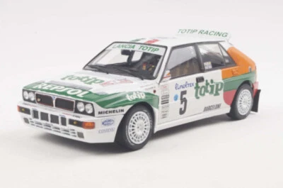 Lancia Delta HF Integrale #5 Rally Monte Carlo 1993 Bianco Aghini 1:18 Solido - Immagine 1 di 4
