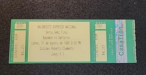 1999 BALONCESTO SUPERIOR BAYAMON VS SANTURCE TICKET - Picture 1 of 3