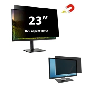 23 Inch Computer Privacy Screen Filter For 16:9 Widescreen Monitor Anti Glare - Afbeelding 1 van 7