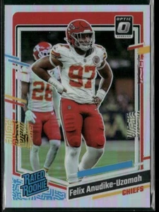 2023 Donruss Optic Rated Rookie Holo #256 Felix Anudike-Uzomah (RC) - Bild 1 von 2
