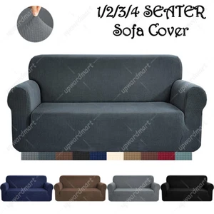 1/2/3 Sitzer Schonbezug L Massiv Sofabezüge Stretch Couch Möbel Schutz USA - Bild 1 von 50