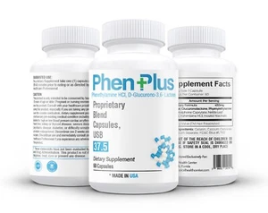 PhenPlus 37.5 Maximum strenght fat burner best appetite suppressant diet pill - Picture 1 of 5