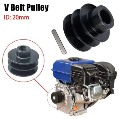 1Pcs Fits 20mm Bore Groove V Belt Pulley ID 20mm ATV Go Kart Engines Accessory