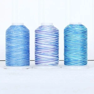 Threadart 100% Cotton Variegated Thread Sets | 6 Different Sets | 600M Cones - Picture 1 of 18