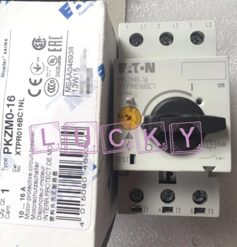 EATON Moeller PKZM0-16 10-16A Motor Protective Circuit Breaker