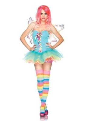 Leg Avenue Rainbow Fairy Costume Womens Medium - Image 1 of 2