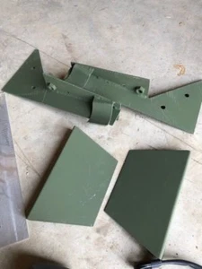 L&R HMMWV Rear Seat belt Brackets & Rocker Reinforce Slantback M1025 M998 M1114 - Picture 1 of 1