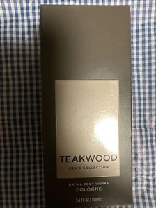 (1) Bath & Body Works TEAKWOOD Cologne Men's Collection 3.4 oz. New in Box - Picture 1 of 1