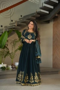 Women Dress Pakistani Salwar Kameez Readymade Suits Indian Wedding Party 3 Piece - Picture 1 of 11