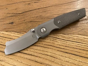 Berg Blades Mini Barber OD Green Micarta - Picture 1 of 8