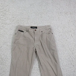 LEI Corduroy Pant Women 3 Brown Cotton Mid Rise Slim Legs Outdoors Work Wear - Picture 1 of 14