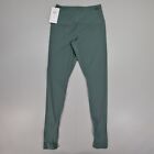 Lacoste Womens Leggings Green 12 UK Collapsible Stirrup High Rise 40
