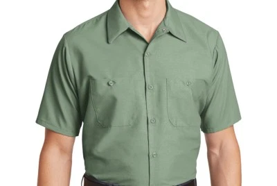 Camisa de Trabajo Esso Gasolina Vintage Logo S-6X, ML-3XLL EXXON Estándar Aceite Nueva Foto 1 de 4