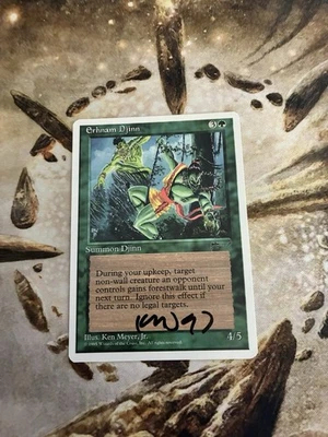 Magic The Gathering Erhnam Djinn Chronicles Artist Proof Signed and Numbered. NM - Image 1 of 2