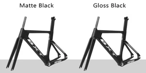 BXT 700C Full Carbon Track Frame with Fork Seatpost Fixed Gear Bicycle Frameset - Picture 1 of 45
