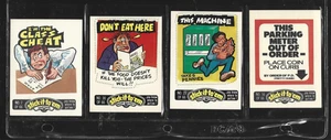 Lot of 4 1976 Fleer Stick-It-To'Em Insult cards - Bild 1 von 1