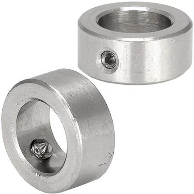 Stellringe mit Gewindestift Edelstahl A2 Stellring Wellenring Klemmring Wellen - Bild 1 von 4